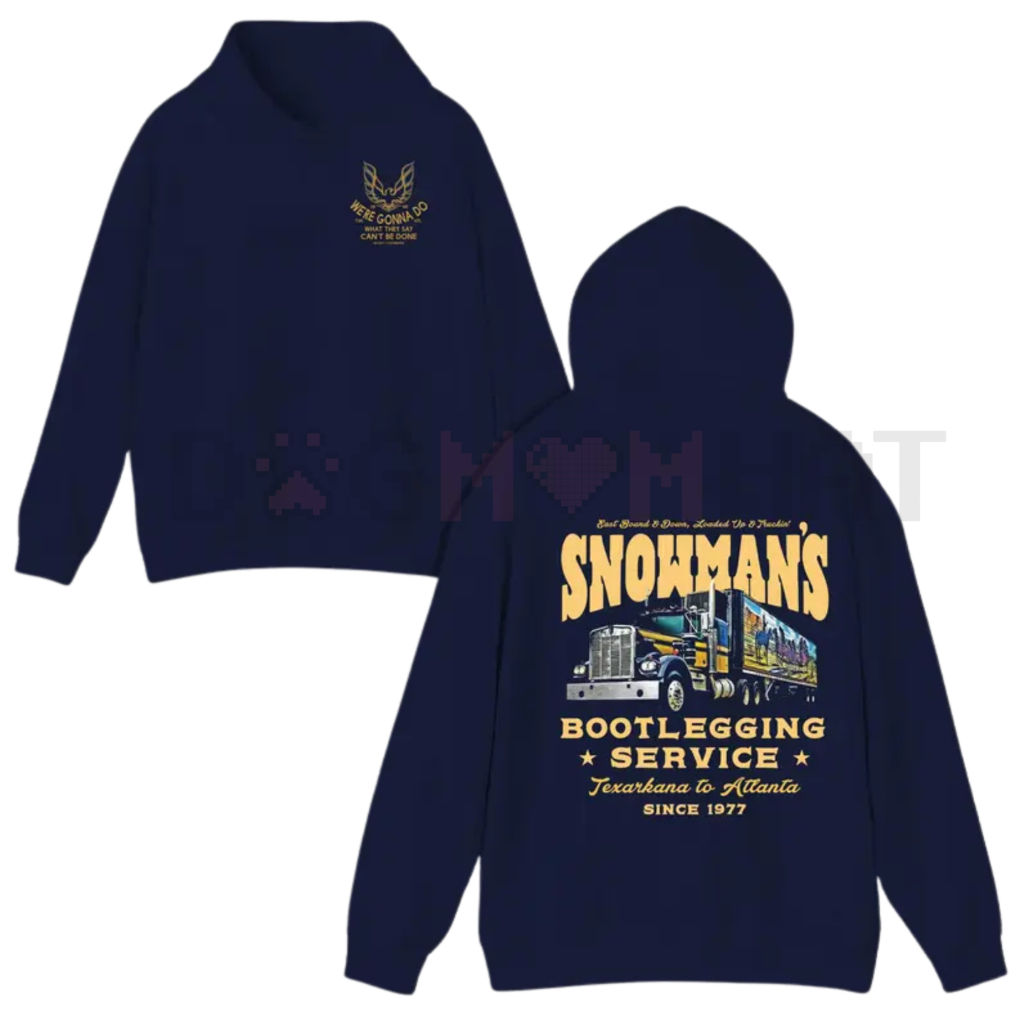 Snowman's Bootlegging Service 2-Side Hoodie