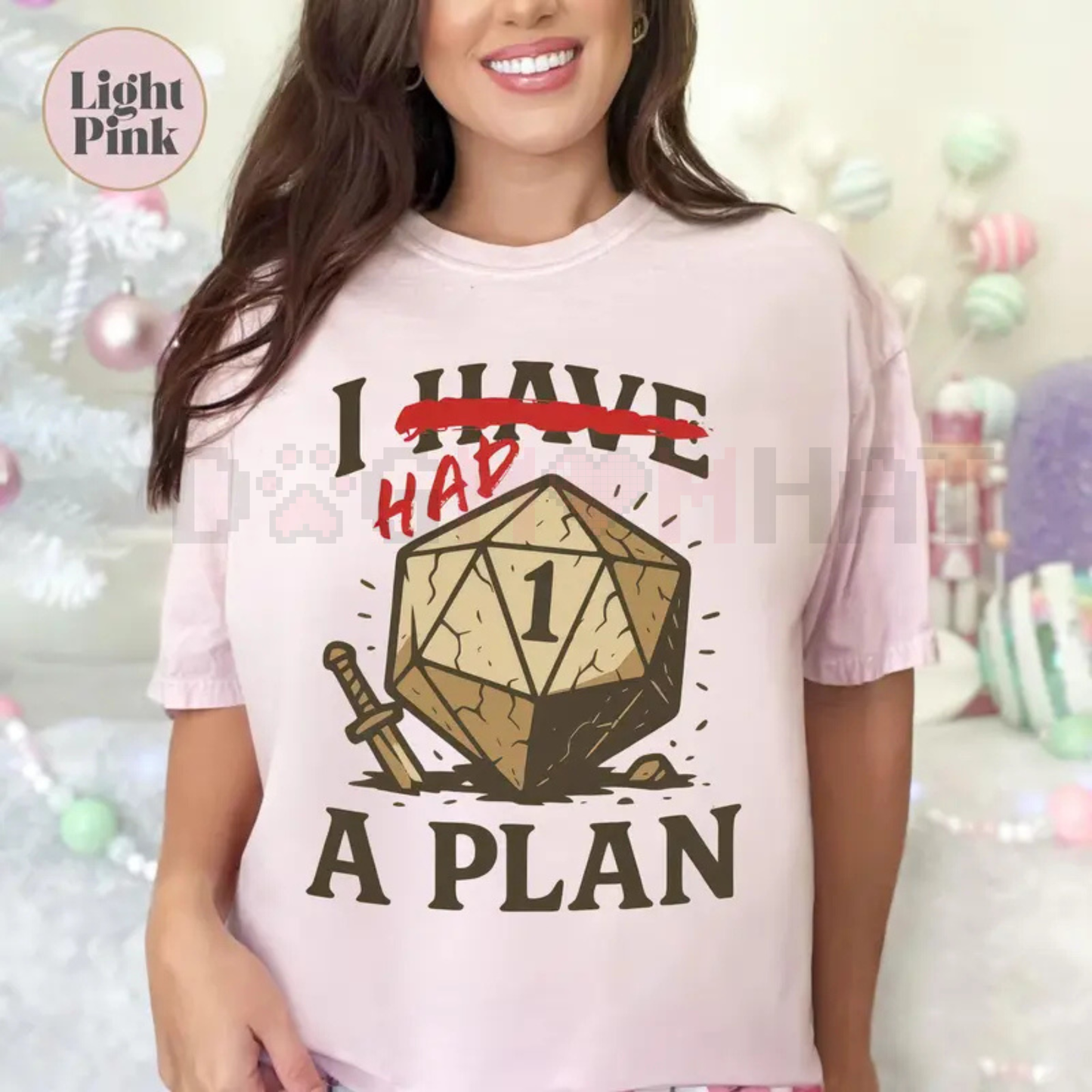 "Don't Worry I Have A Plan" Dnd Shirt – Funny Tabletop Games Tee