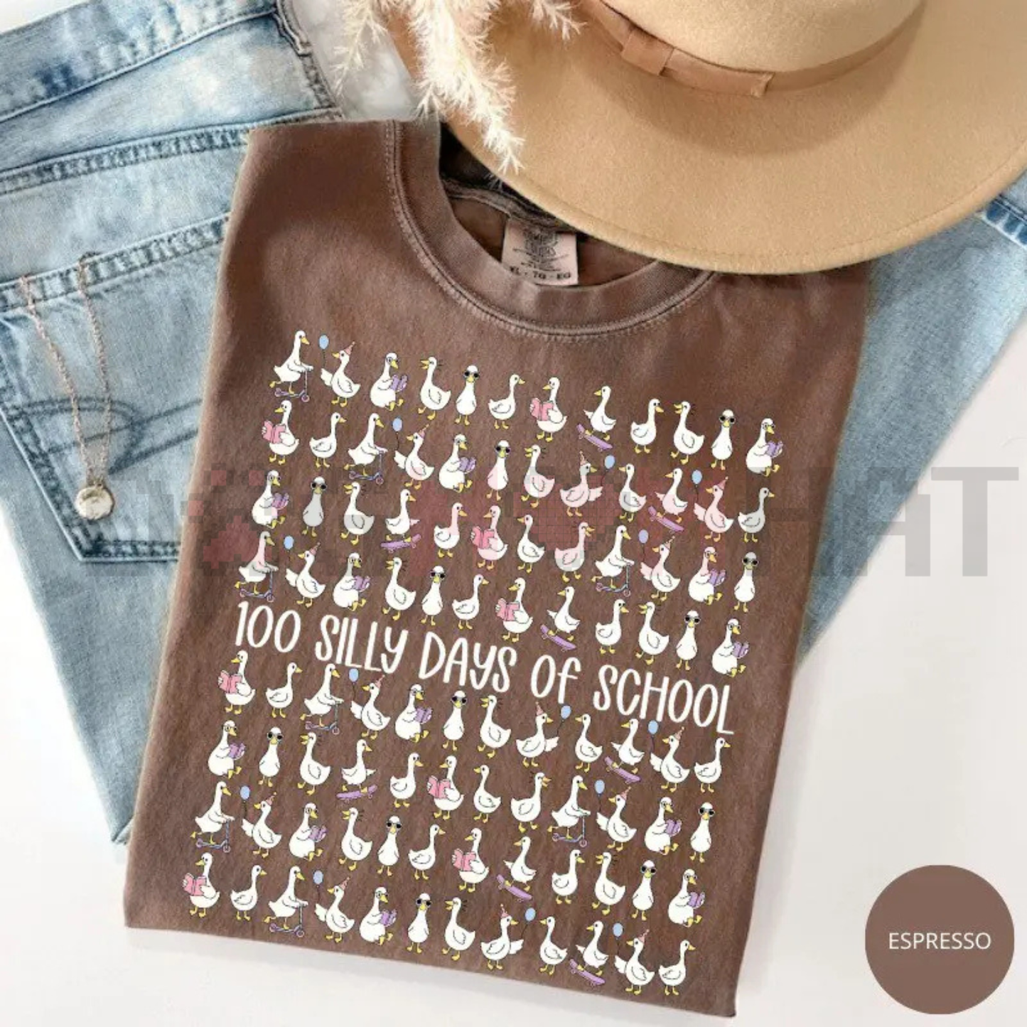 100 Days of Herding Silly Geese T-Shirt