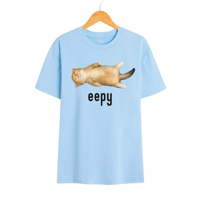 "Eepy Cat" T-Shirt - Silly Sleepy Cat Meme Tee