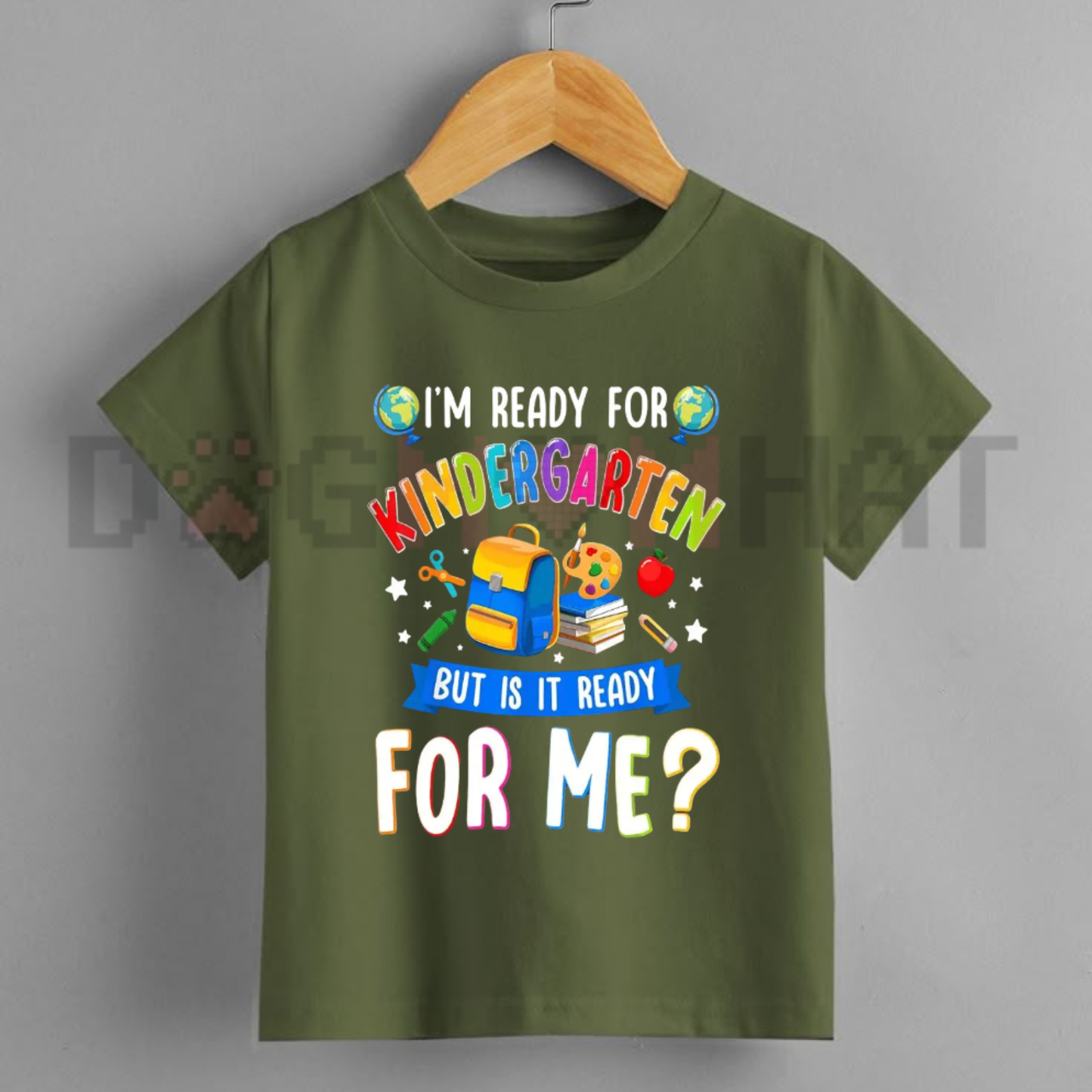 Bright Beginnings Kindergarten Crew Graphic Tee - Cute Back To School Kids Shirt