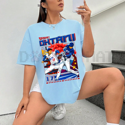 Shohei Ohtani Graphic T-Shirt LA Baseball MVP Tee – Angels Dodgers Japan MLB Fan Apparel