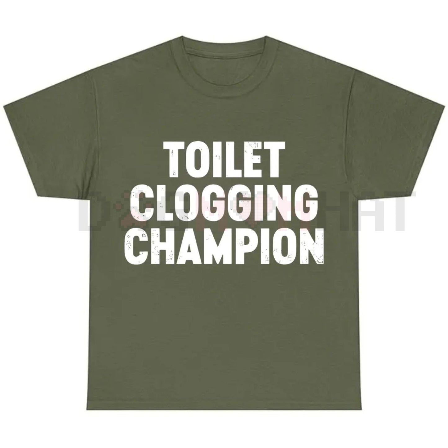 Toilet Champion Gag Gift Graphic T-Shirt