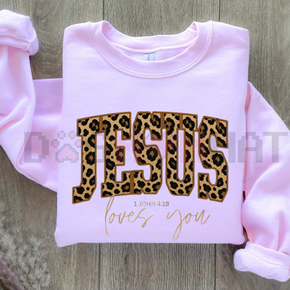 Minimalist "Jesus" Name Sweatshirt