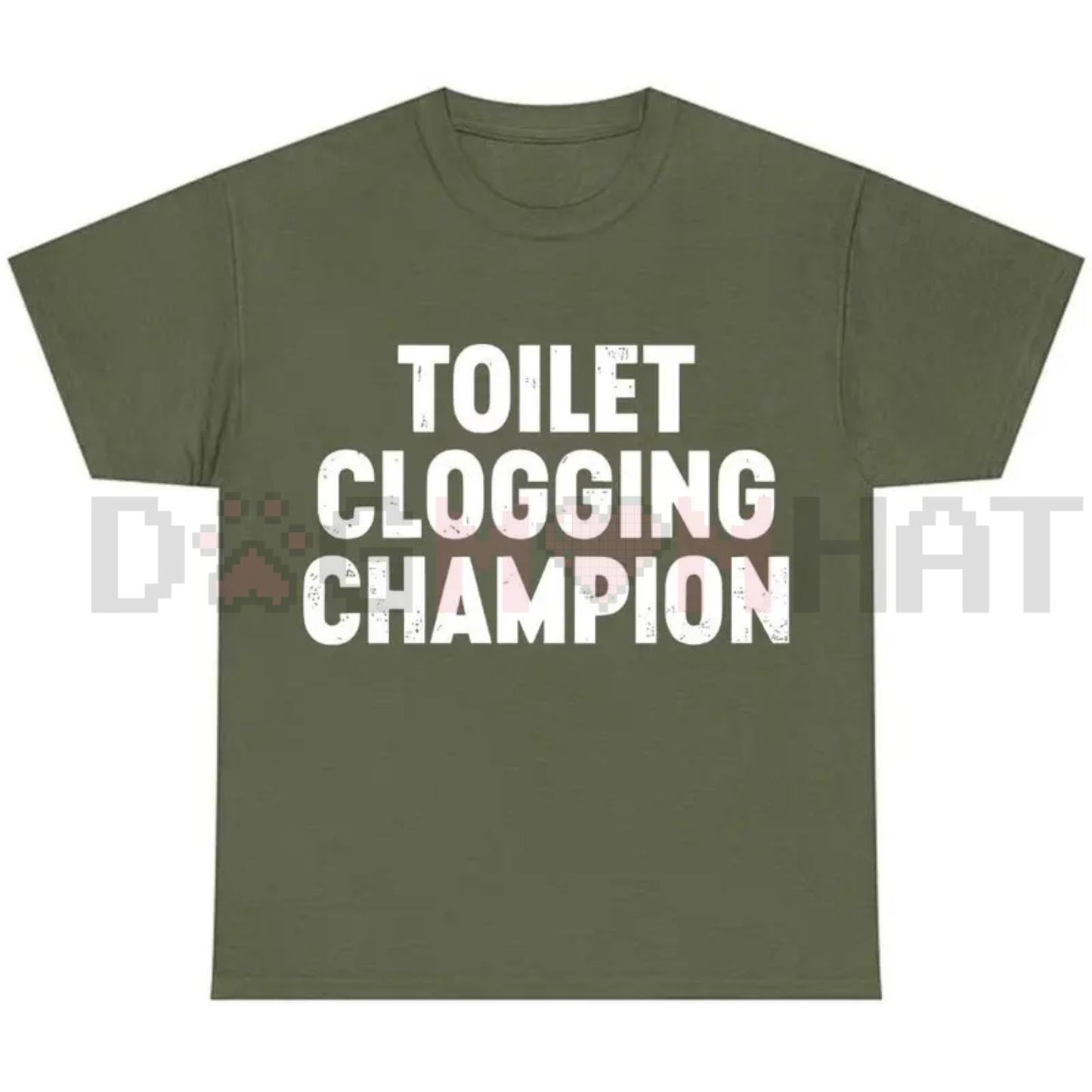 "Toilet Champion" Tee – Funny Gag Gift Shirt