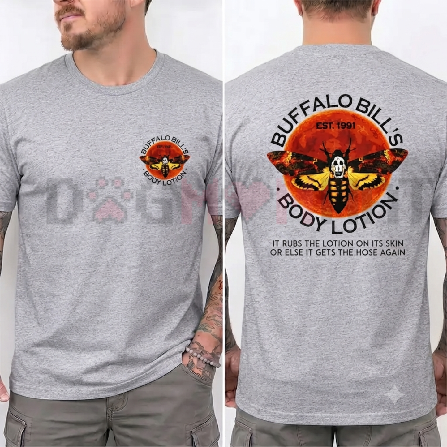 Buffalo Bill's Body Lotion T-Shirt - Classic Silence of The Lambs Horror Movie Tee