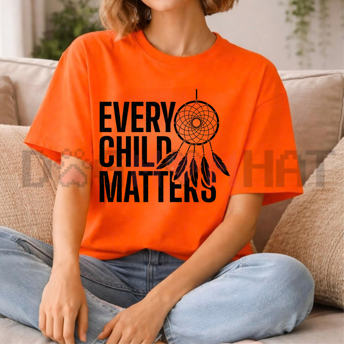Orange Day Shirt Every Child Matters Indigenous Awareness Graphic T-Shirt