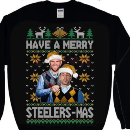 Vintage Funny Christmas Team Football Step Brothers Crewneck Sweatshirt