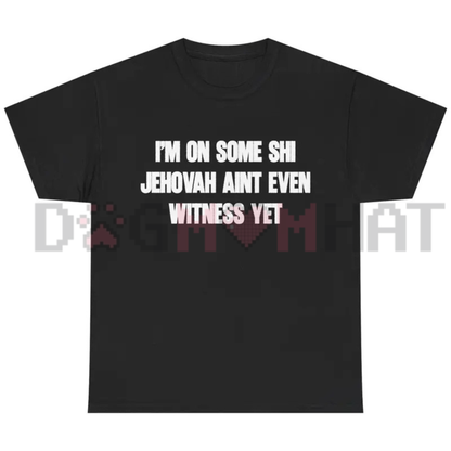 Unfiltered Viral Meme Statement Tee - On Some Shi Pure Cotton Funny Graphic Unisex T-Shirt