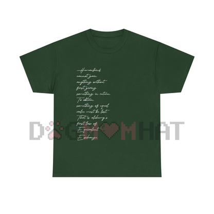 Equivalent Exchange T-Shirt – Fullmetal Alchemist Fan Apparel, Anime Manga Tee