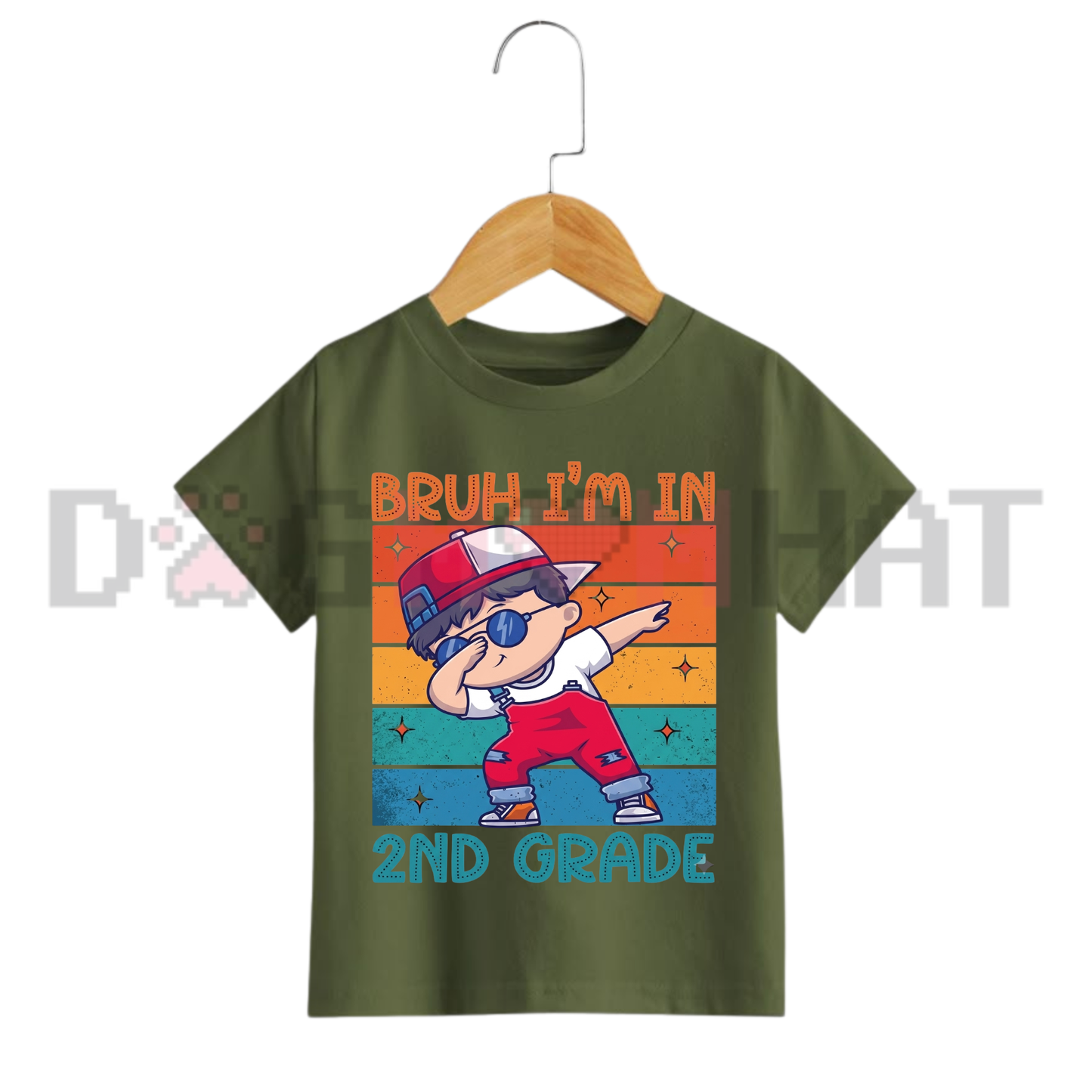 Bro I'm In Second Grade Now Kids Graphic Tee - Funny Back To School Short Sleeve Cotton Boys T-Shirt
