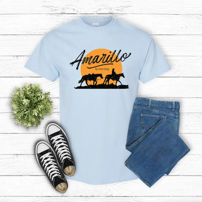 Amarillo By Morning" Country Music T-Shirt – Western Rodeo Tee