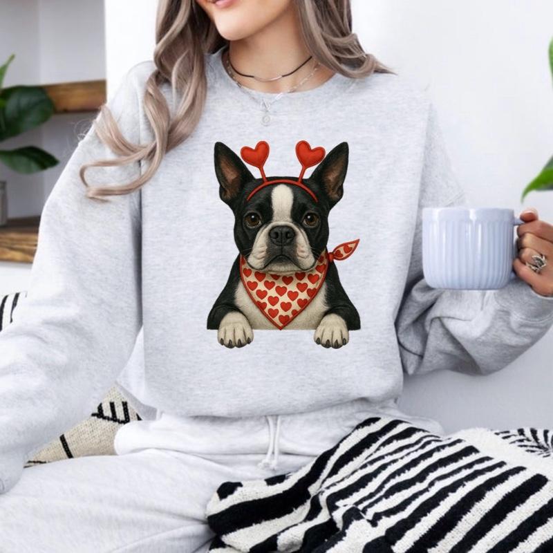 Custom Valentine's Dog Mom Sweatshirt
