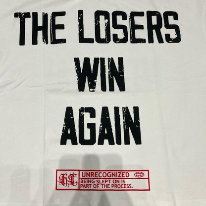 The Losers Win Again Oversized Boxy Tee – Bold Statement Streetwear T-Shirt for Men & Women