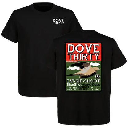 Dove Thirty Hunting T-Shirt – Funny Vintage Design for Dove Hunters