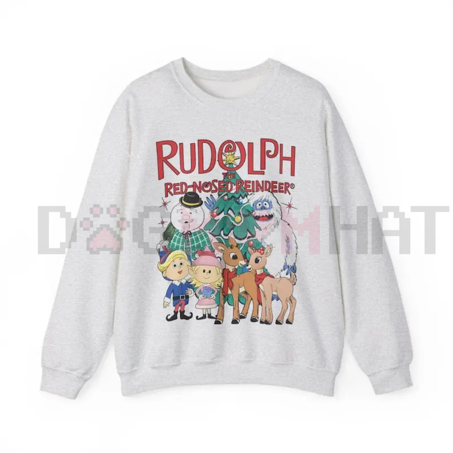 Vintage Look Rudolph Sweatshirt