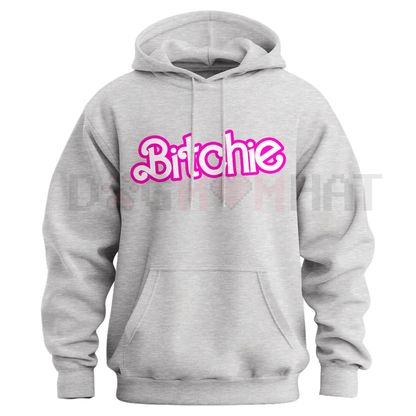 Minimalist "Bitchie" Slogan Crewneck – Unisex Comfort Pullover