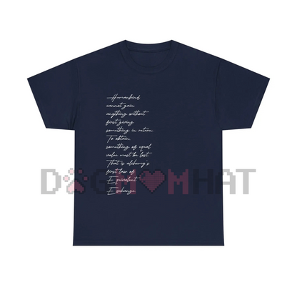 Equivalent Exchange T-Shirt – Fullmetal Alchemist Fan Apparel, Anime Manga Tee
