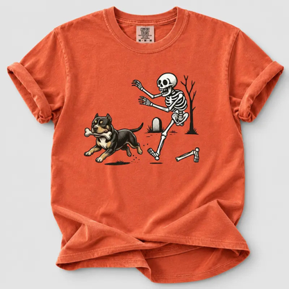 Dog Breeds Halloween Skeleton Tee - Spooky Dog Lover Shirt