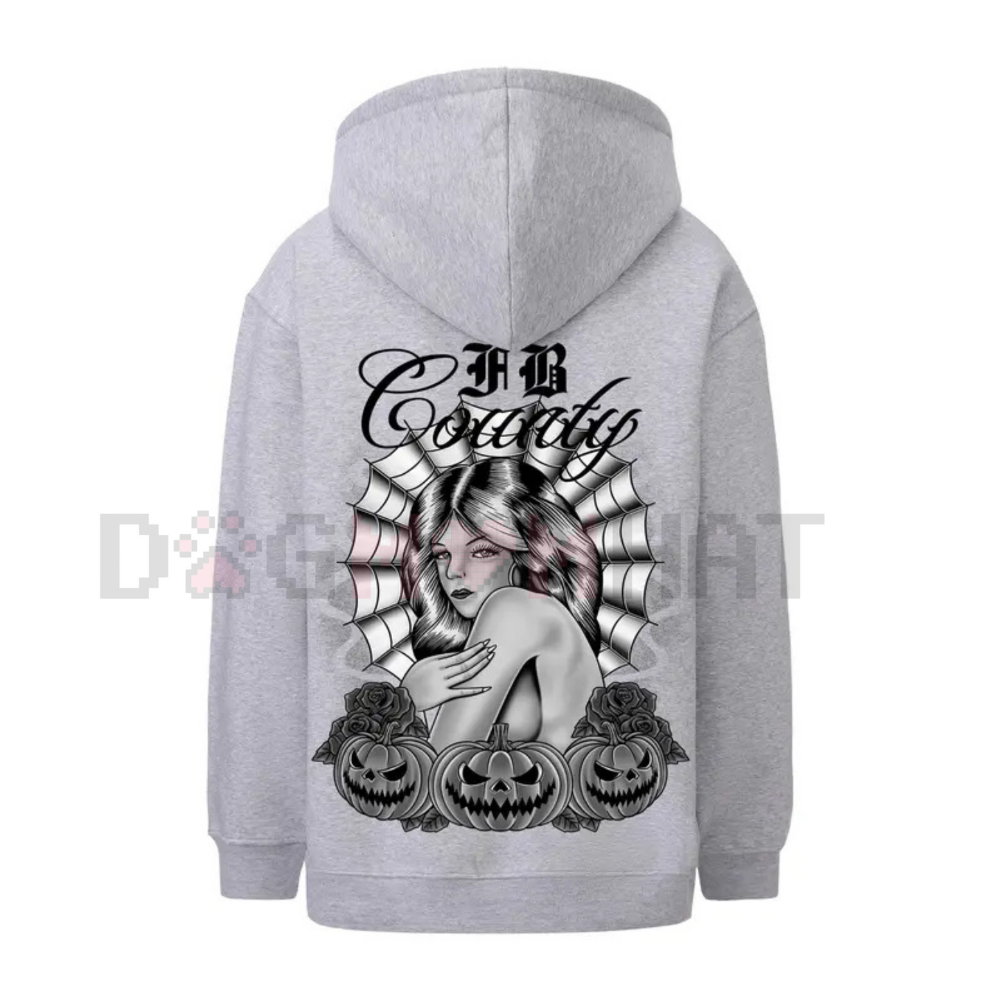 FB County Heavyweight Oversized Halloween Graphic Hoodie