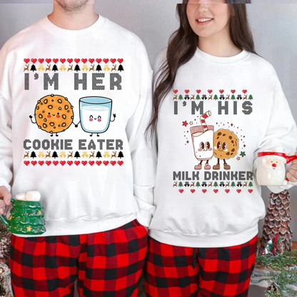 Matching Naughty & Nice List Christmas Sweatshirts