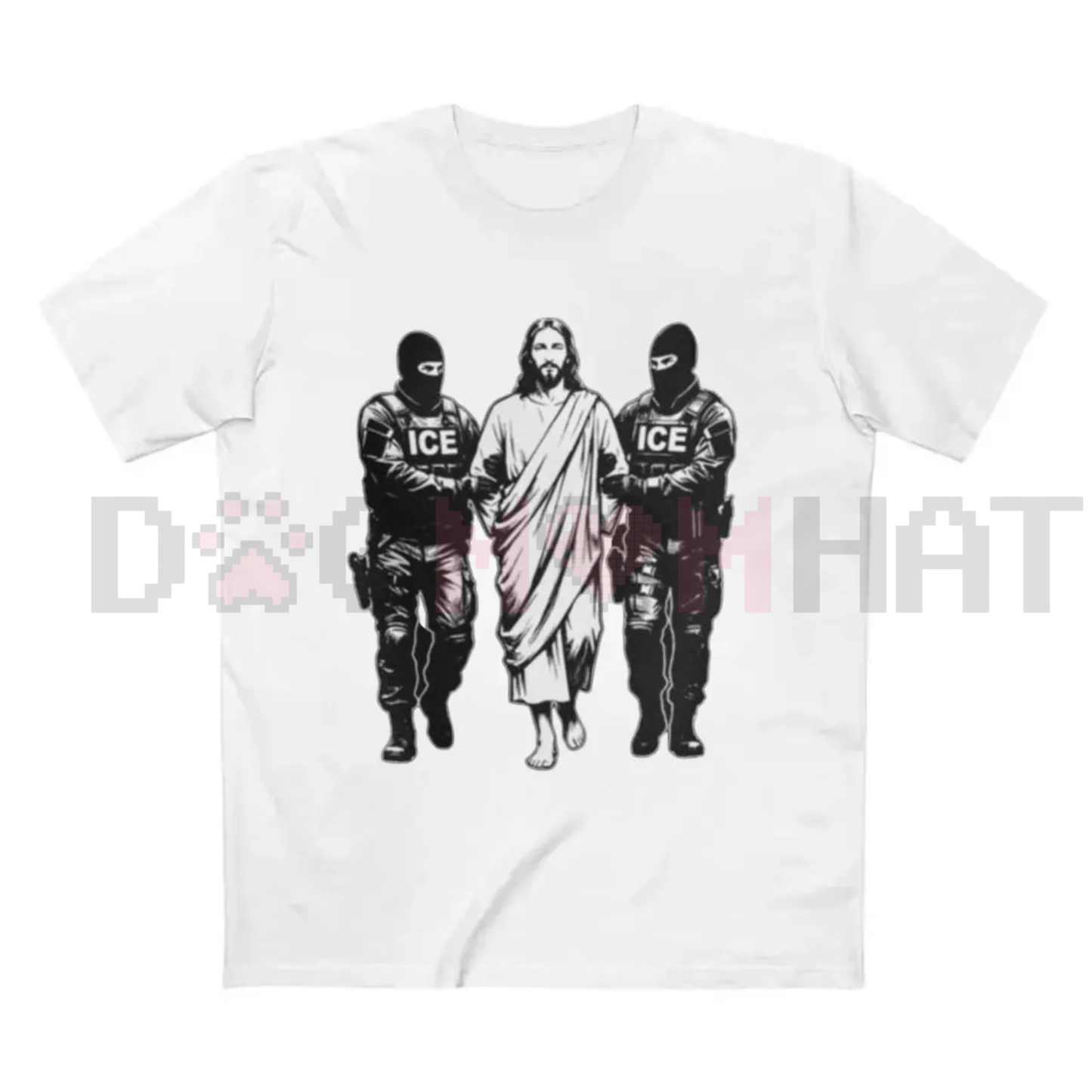 Jesus Arrested Parody Anti-ICE T-Shirt