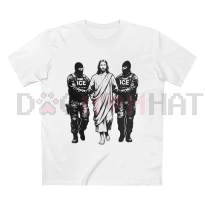 Jesus Arrested Parody Anti-ICE T-Shirt