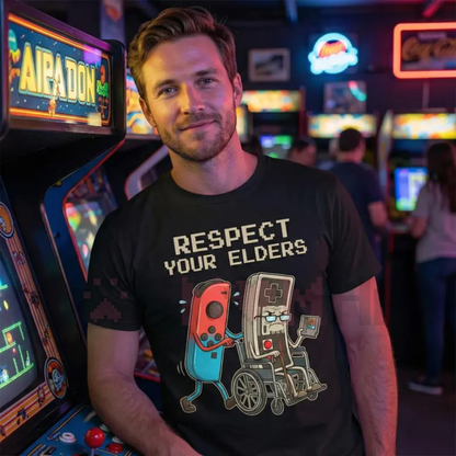 Funny Retro Gamer Graphic T-Shirt