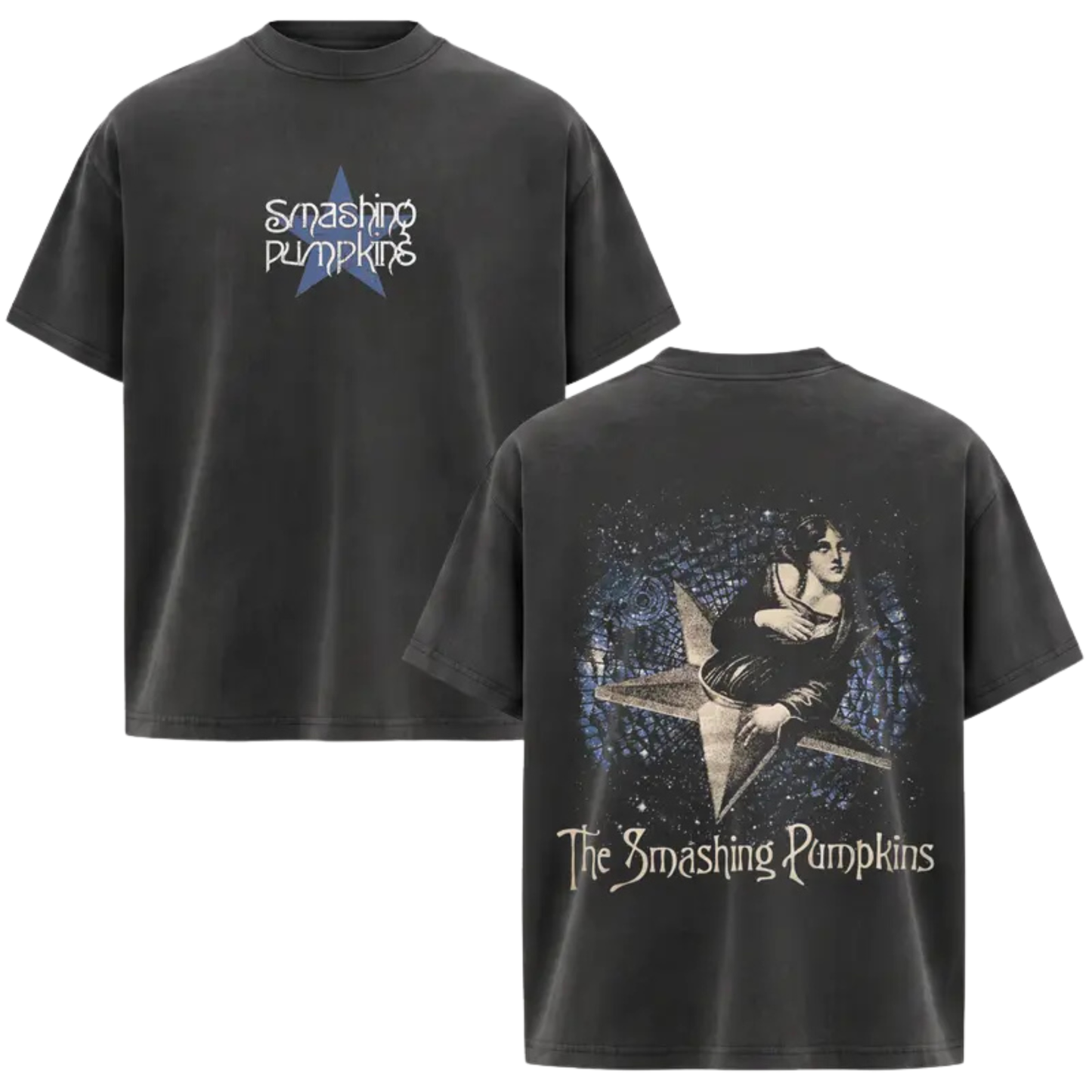 Smashing Pumpkins Vintage Rock Band Graphic Tee - Retro 90s Alternative Music Cotton Unisex T-Shirt