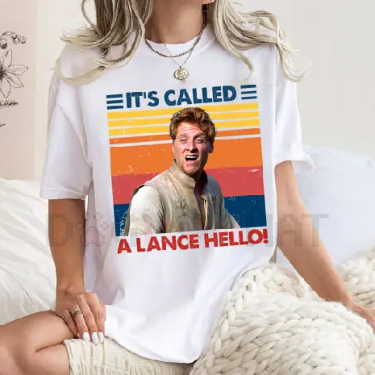 A Knight's Tale "It's Called A Lance, Hello" T-Shirt – Vintage Movie Quote Cult Classic Tee