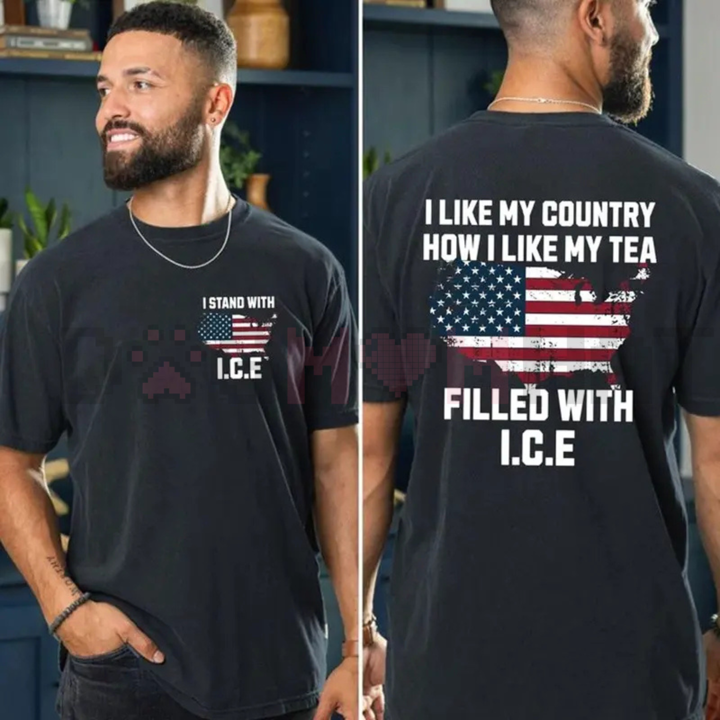 "I Like My Country How I Like My Tea" ICE Shirt