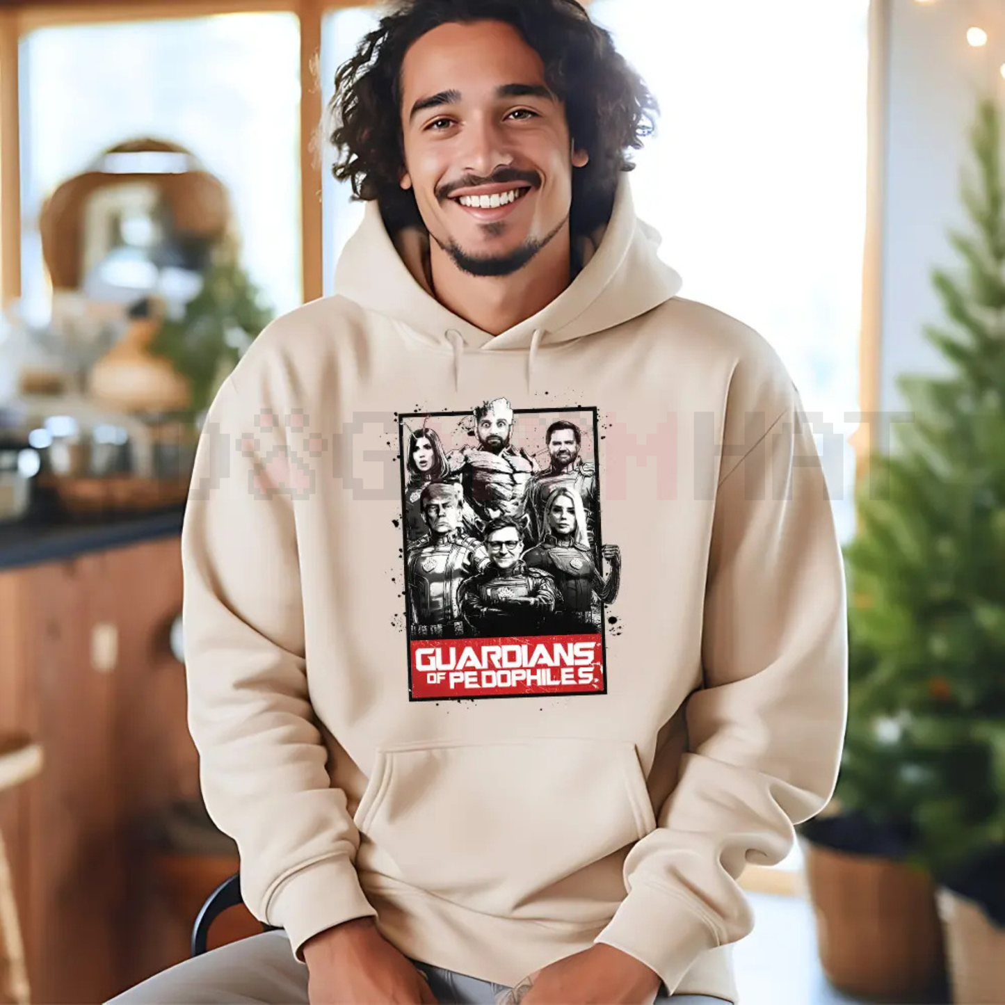 GOP Guardians of Pedos Statement Hoodie – Edgy Political Satire Pullover