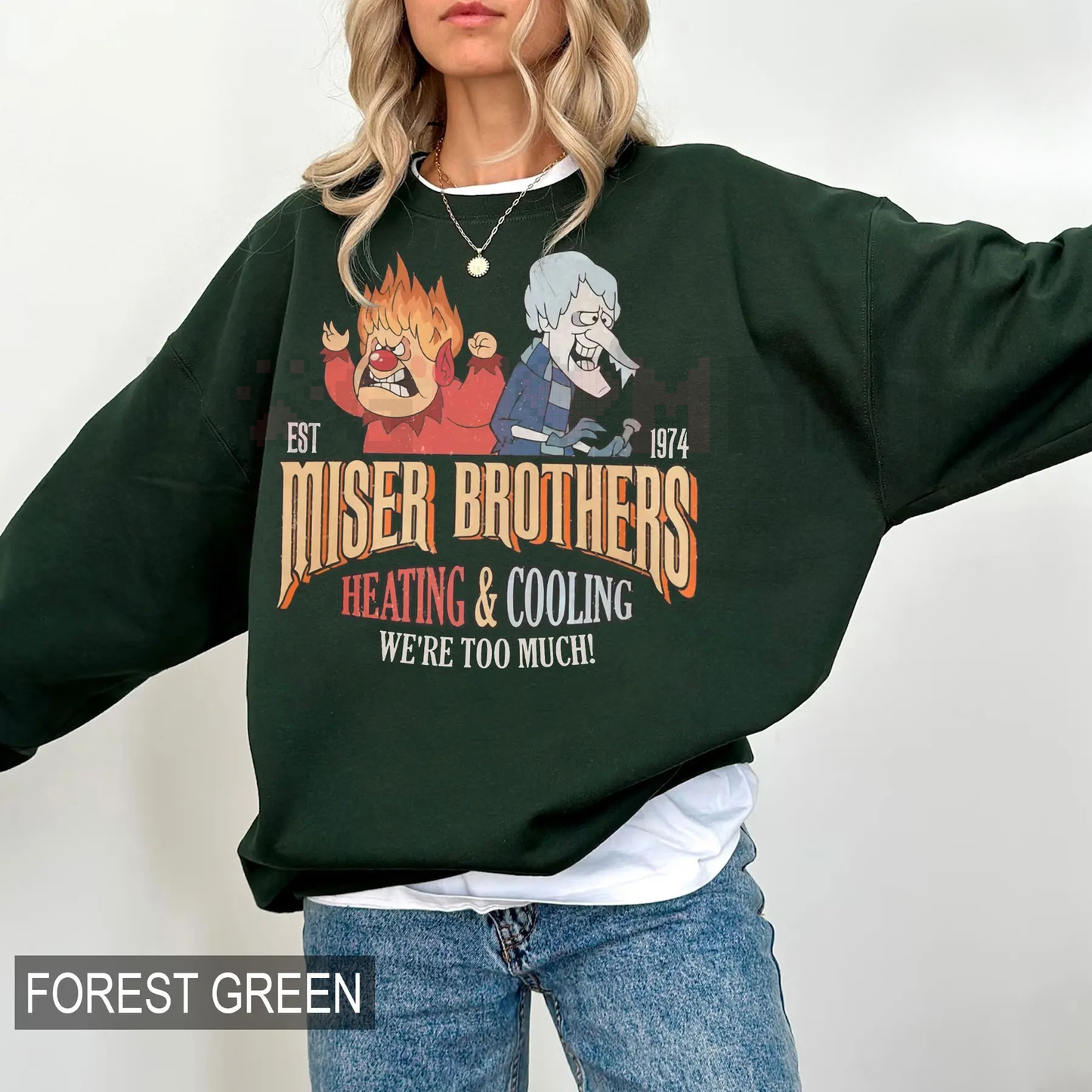 Miser Brothers "We Are Too Much" Heating and Cooling Shirt & Sweater