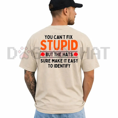 Red Hat Reality Sarcastic Graphic Tee - Funny Ignorance Quote Unisex Pure Cotton Statement Shirt