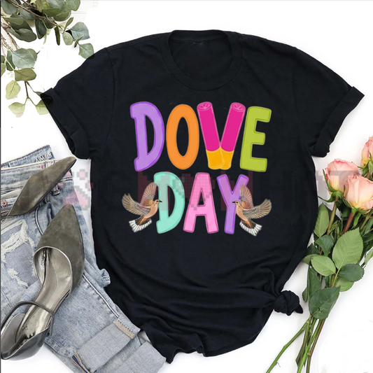 Bad Day To Be A Dove Graphic Tee - Breathable Mossy Oak Hunting Cotton Unisex T-Shirt