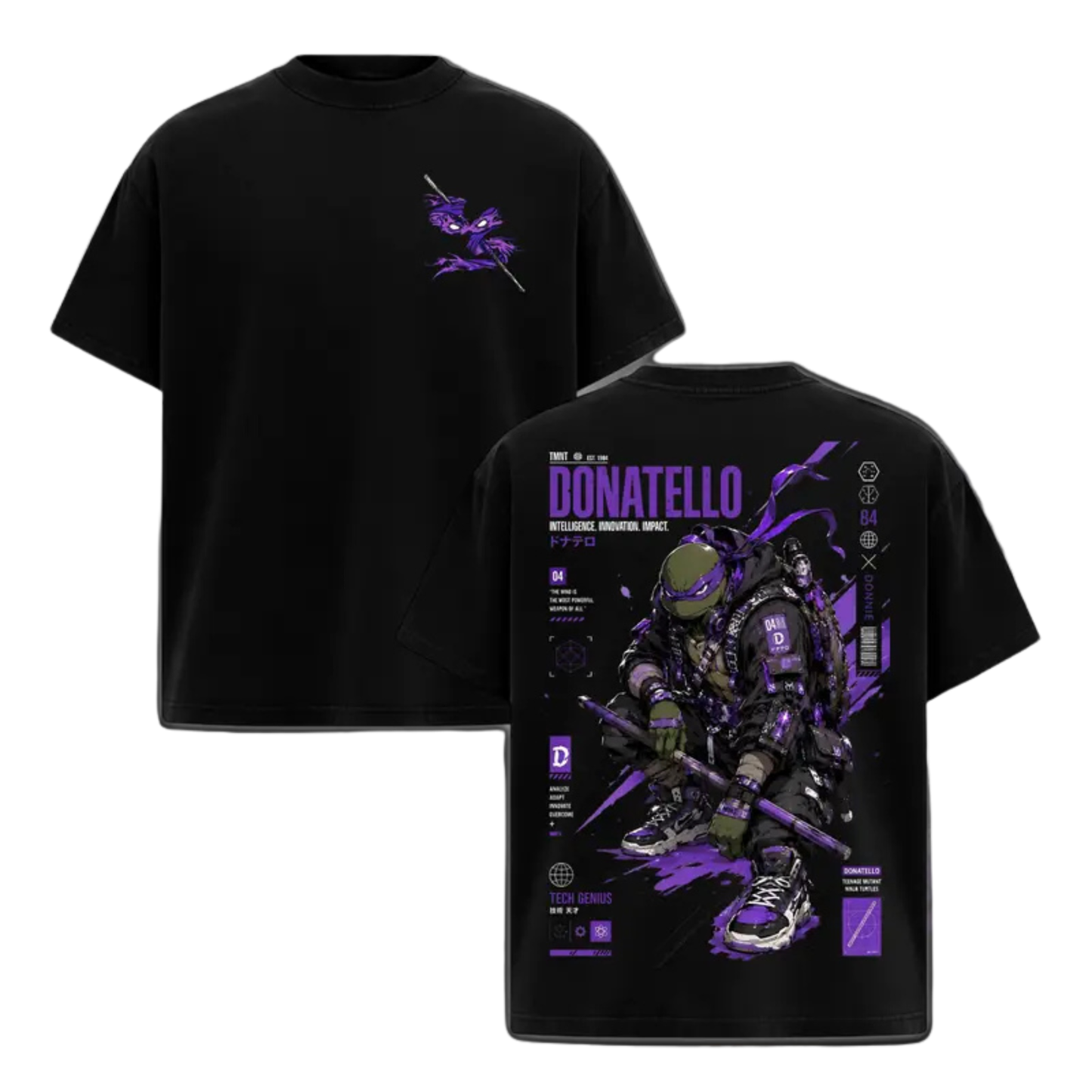 Teenage Mutant Ninja Turtles Street Vibe Graphic Tee - Retro TMNT Streetwear
