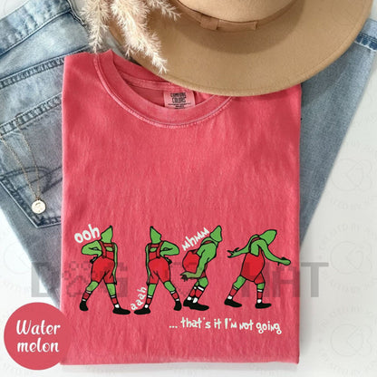 That's It I'm Not Going Funny Christmas Comfort Colors® T-Shirt