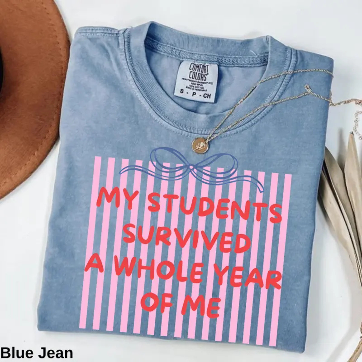 End of Year Teacher T-Shirt – Last Day of School Striped Tee