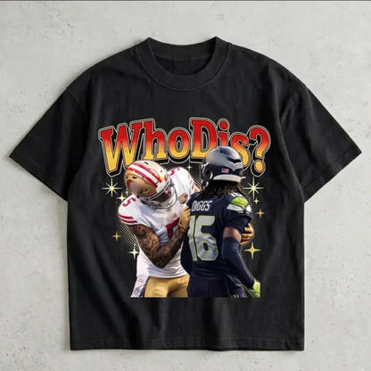 "WhoDis?" Mike Evans Football Graphic T-Shirt