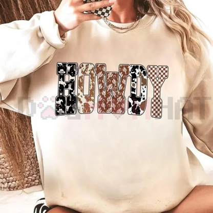 "Howdy Yee Haw" Western Sweatshirt