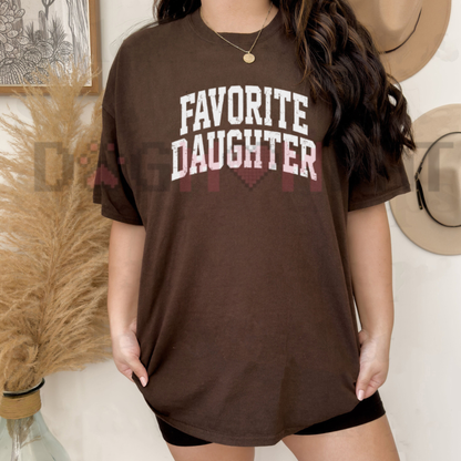 Awesome Favorite Daughter Vintage Retro Graphic T-Shirt