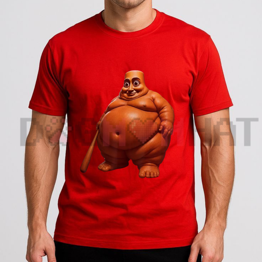Viral Sahur Drummer Meme Graphic Tee - Funny Tung Tung Tung Pure Cotton Unisex Casual Shirt