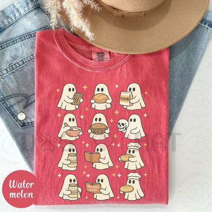 Sourdough Bread Halloween Shirt – Ghosts Funny Baker Homemaker Tee