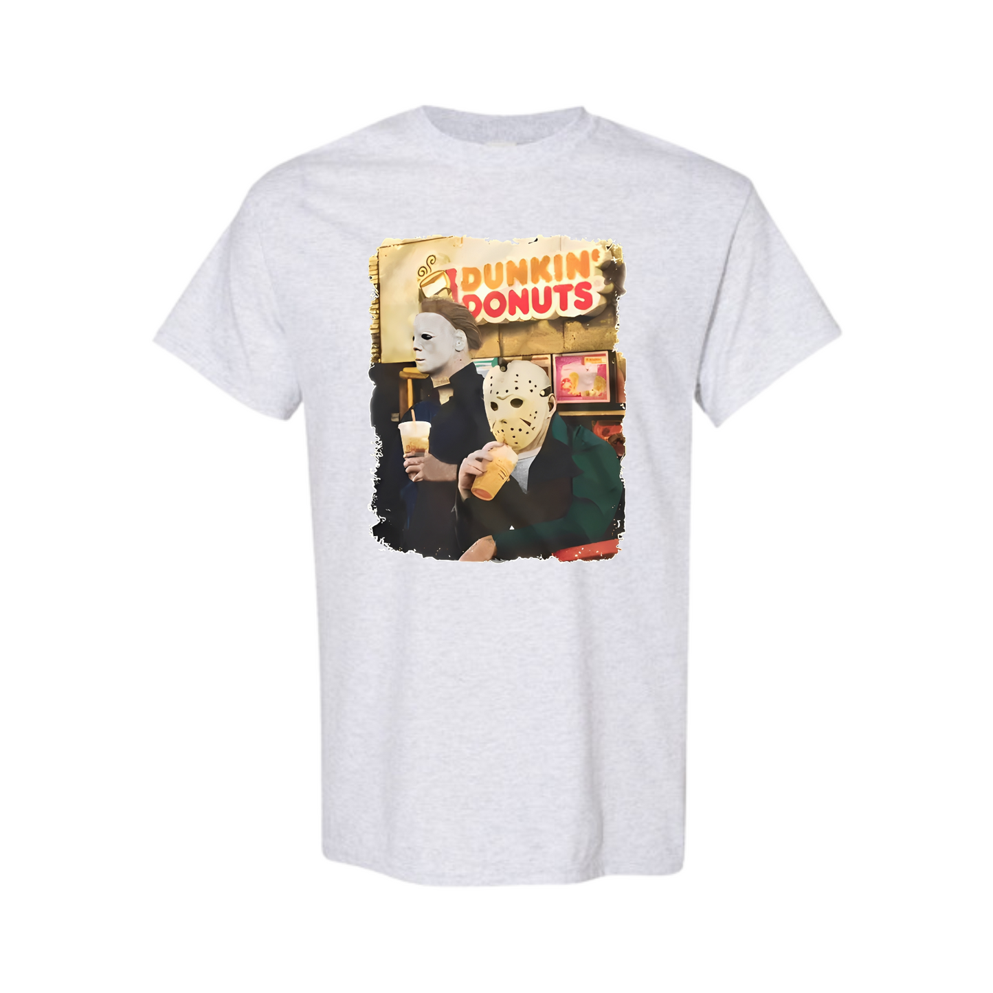Vintage Horror Cartoon Character T-Shirt - Stylish Halloween Casual Top