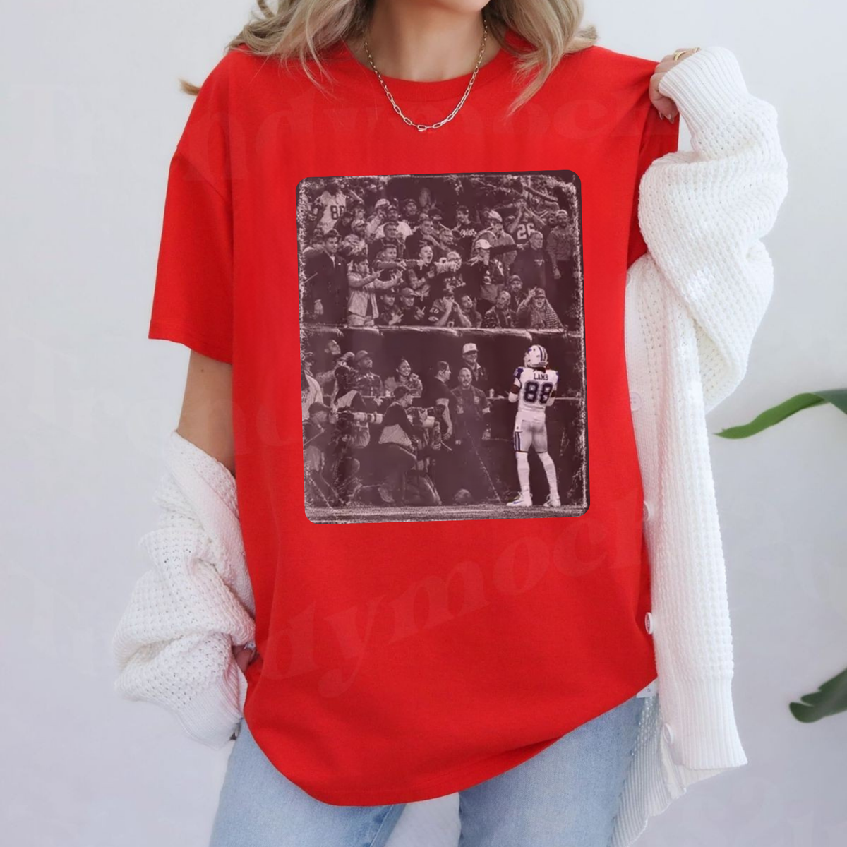 CeeDee Lamb 88 Moment Soft Cotton Graphic T-Shirt