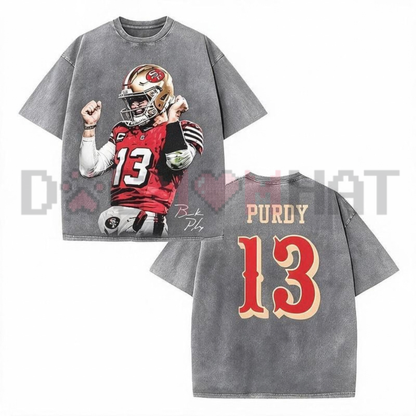 Original Brock Purdy #13 Bay Area Football Fan Graphic T-Shirt