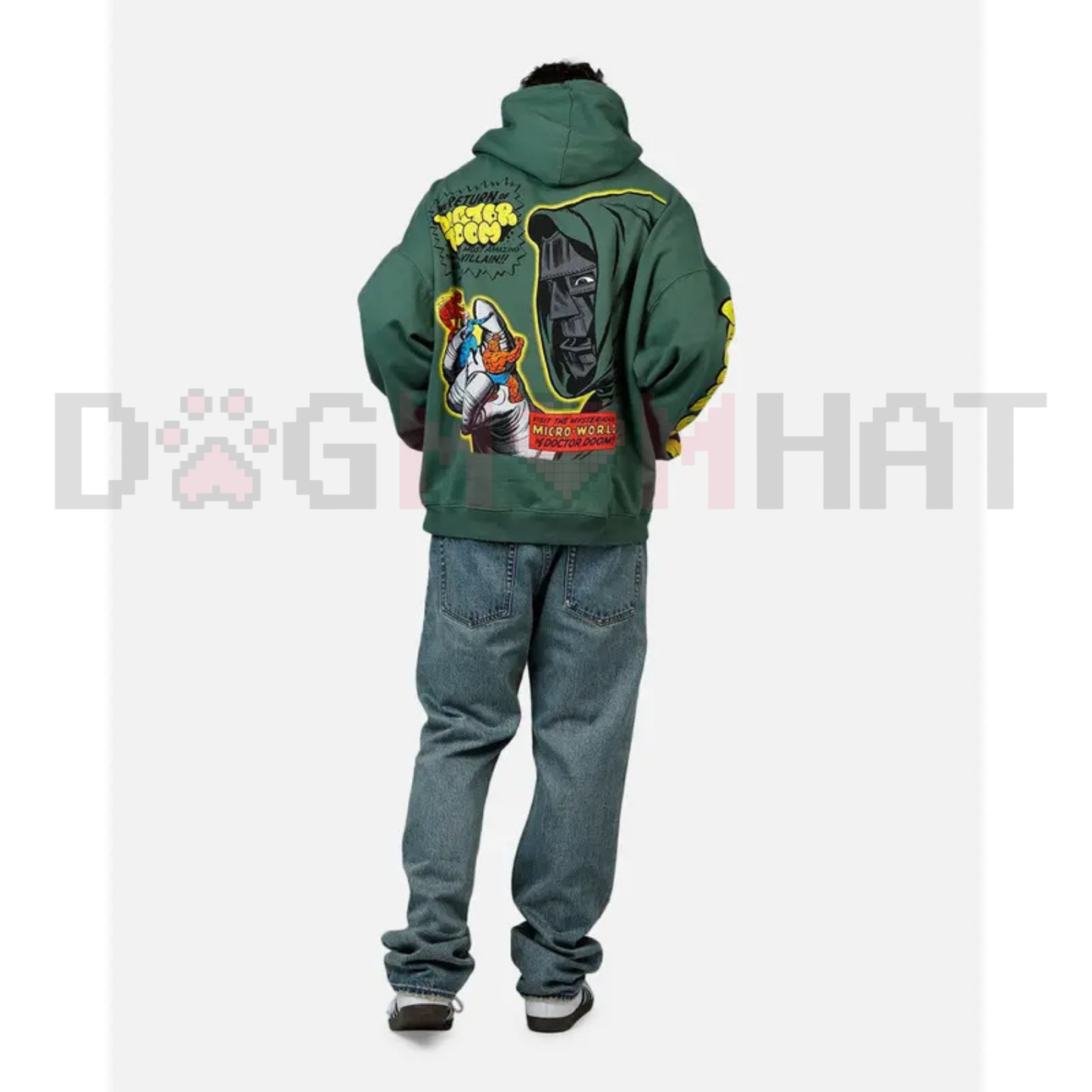 73Studio Marvel Fantastic Four Doctor Doom Villain Premium Hoodie
