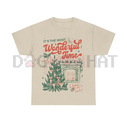 "It's The Most Wonderful Time" Christmas Shirt – Merry Christmas Jingle Song Funny Holiday Tee, Vintage Vibes