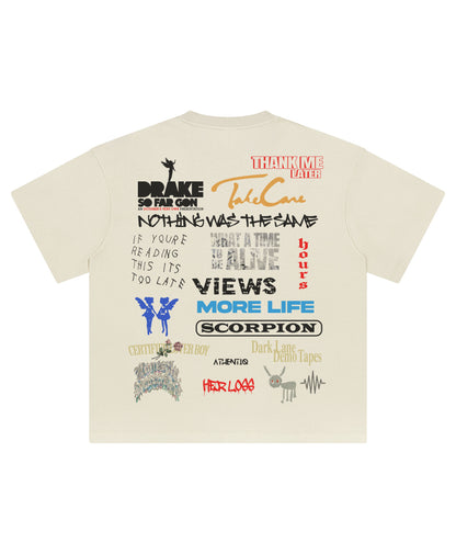 2-Sided Drake "What Did I Miss?" Album Shirt – Full Color Music Tee for Fans