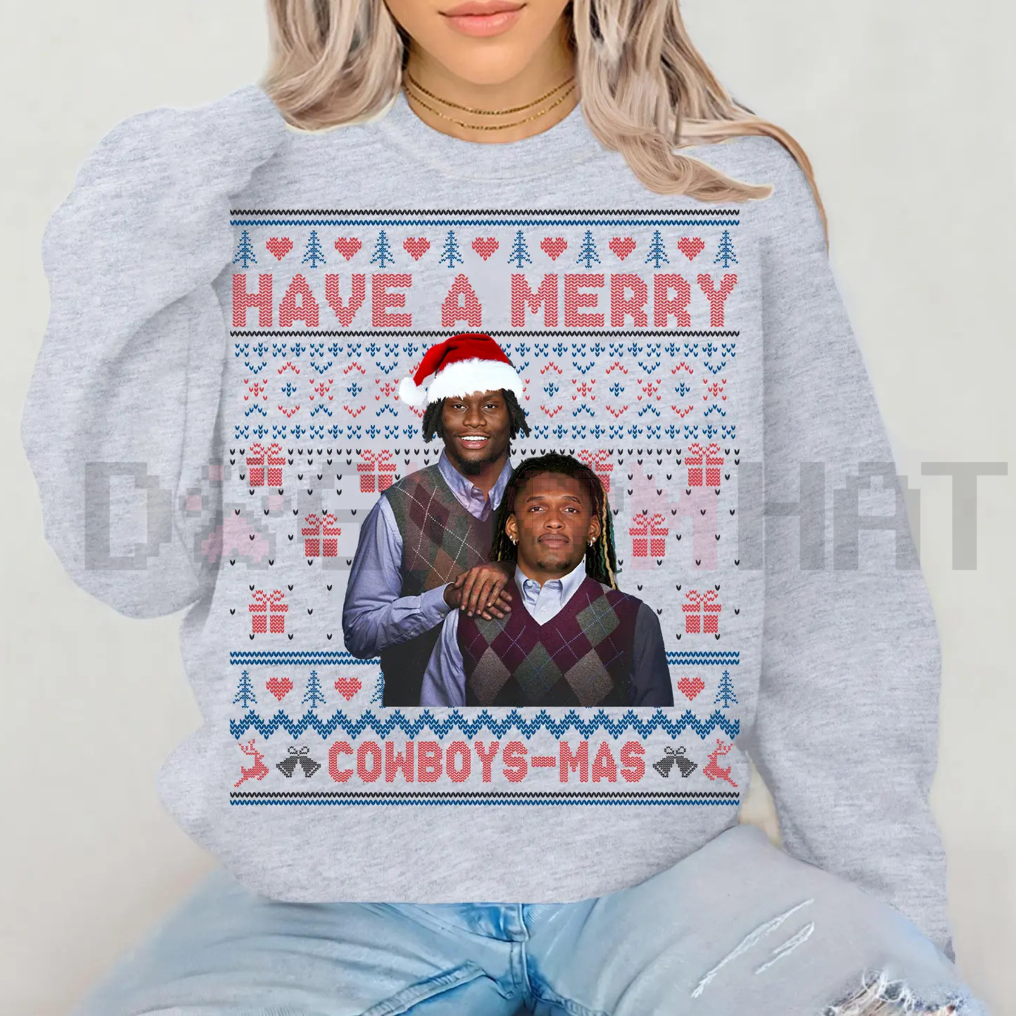 Merry "Pickens Lamb" Christmas Ugly Graphic Sweatshirt